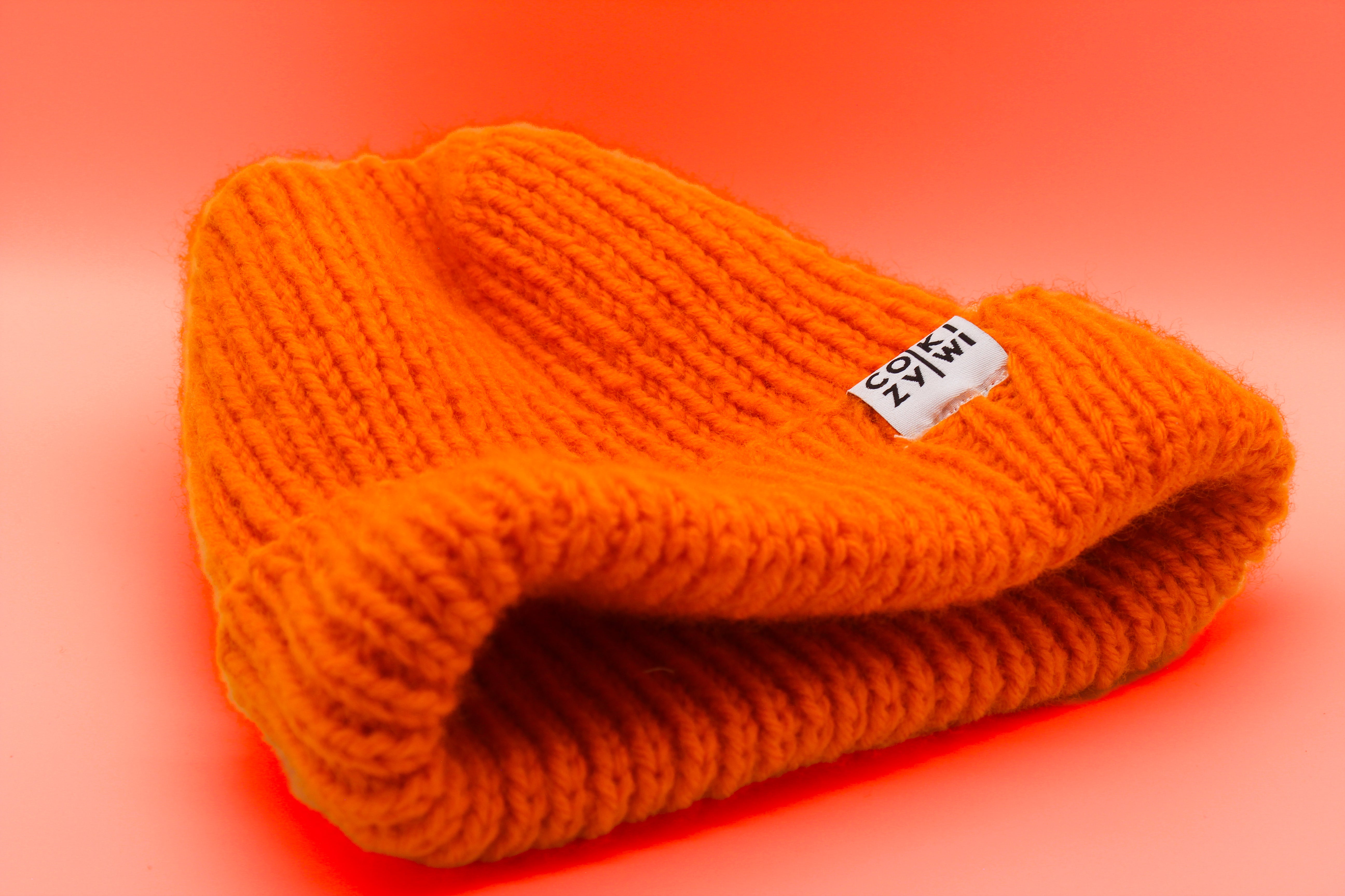 Orange sales neff beanie